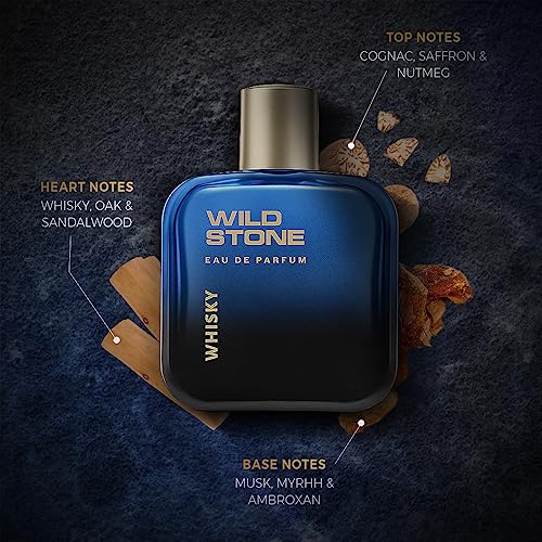 Wild Stone Whisky Perfume for Men, 100ml|Long Lasting EDP|Woody and Fruity Fragrance|Premium Eau De Parfum FROM INDIA (SAM) - View 2 of 4