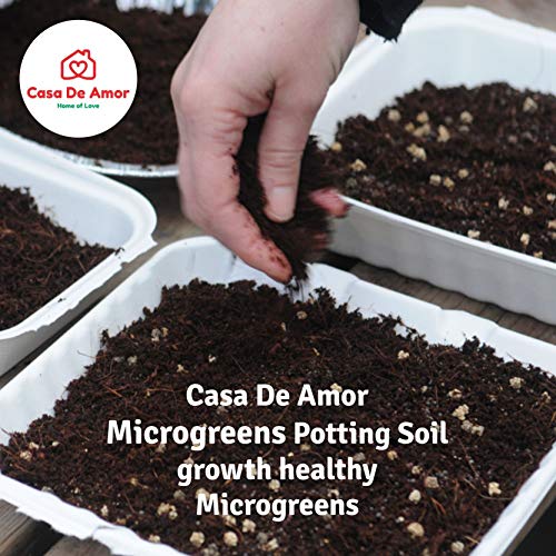 Microgreens Organic Essential Potting Soil, Grow Microgreens in Kitchen Garden, Terrace Garden (2 Kg) (FROM INDIA)NUZ - View 6 of 6