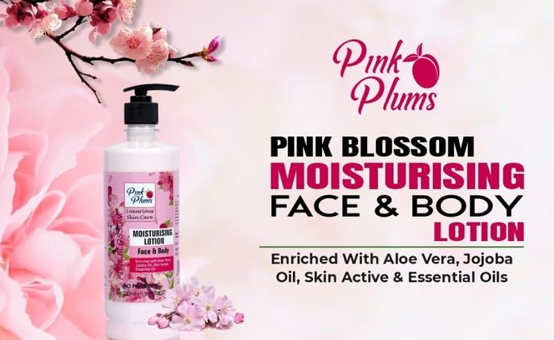 PINK PLUMS Body lotion Luxurious Skin Care Deep Nourish Moisturising Pink Blossom for Dry Skin, 500ml  (FROM INDIA SAB) - View 2 of 4
