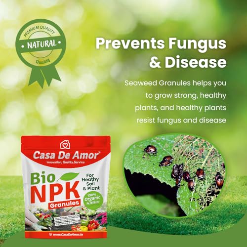 Casa De Amor Organic NPK Bio Fertilizer Granules, Perfect to Use on All Plants and Gardening (400 gm) (FROM INDIA)NUZ - View 7 of 7