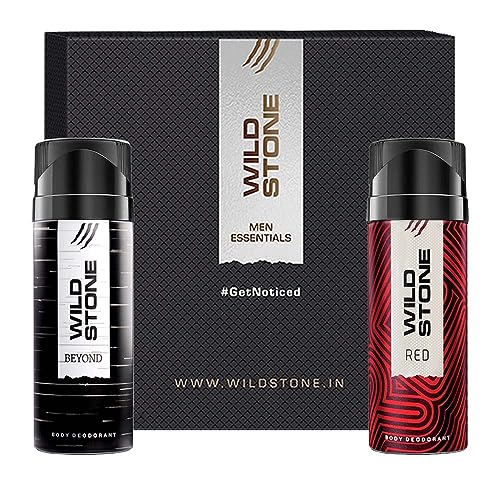Wild Stone Gift Box with Beyond and Red Deodorant, Pack of 2 (150ml Each) FROM INDIA (SAM) - Main product image