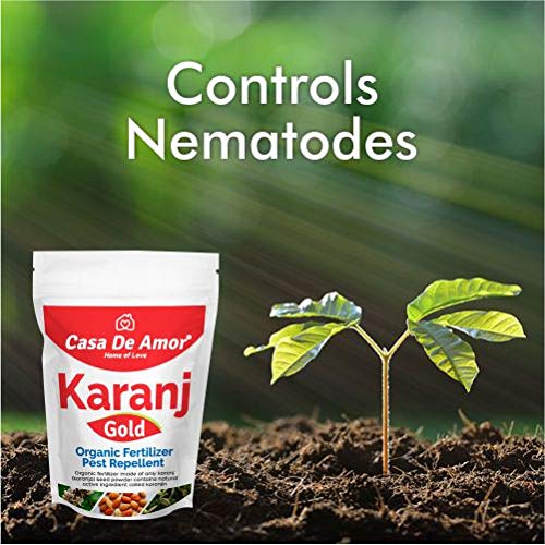 Casa De Amor Karanj Powder Organic Essential Fertilizer and Pest Repellent- 900 GM (FROM INDIA)NUZ - View 2 of 8