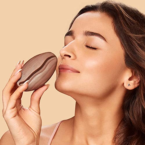 mCaffeine Deep Cleansing Bath Soap with Vitamin E and Coffee Oil | Energizes, Tones and Softens Skin | Bathing Soap in Signature Coffee Shape with Refreshing Aroma | Natural &amp; 100% Vegan(FROM INDIA)JEZ - View 2 of 3