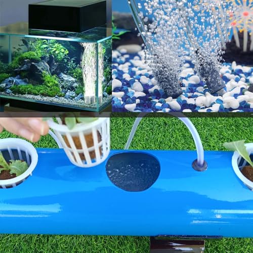 Casa De Amor 1.5 Inch Air Stone Cylinder Bubble Diffuser for Aquarium Fish Tank Air Pump Hydroponics (Grey Color) (Pack of 5) (FROM INDIA)NUZ - View 7 of 7
