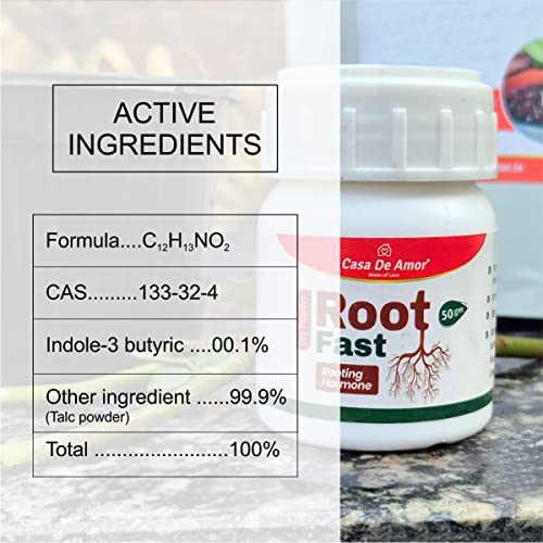 Casa De Amor Root Fast Rooting Hormone, Promotes Rooting, Grow New Plants From Cuttings (100 Gm, White), Powder (FROM INDIA)NUZ - View 7 of 7