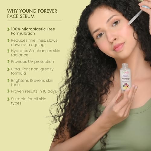 La Pink Young Forever Face Serum | 100% Microplastic Free Formula | Reduces Fine Lines, Pigmentation, Dark Spots &amp; Scars | White Haldi | For Younger Radiant Skin | All Skin Types | 30ml (FROM INDIA SAB) - View 3 of 4