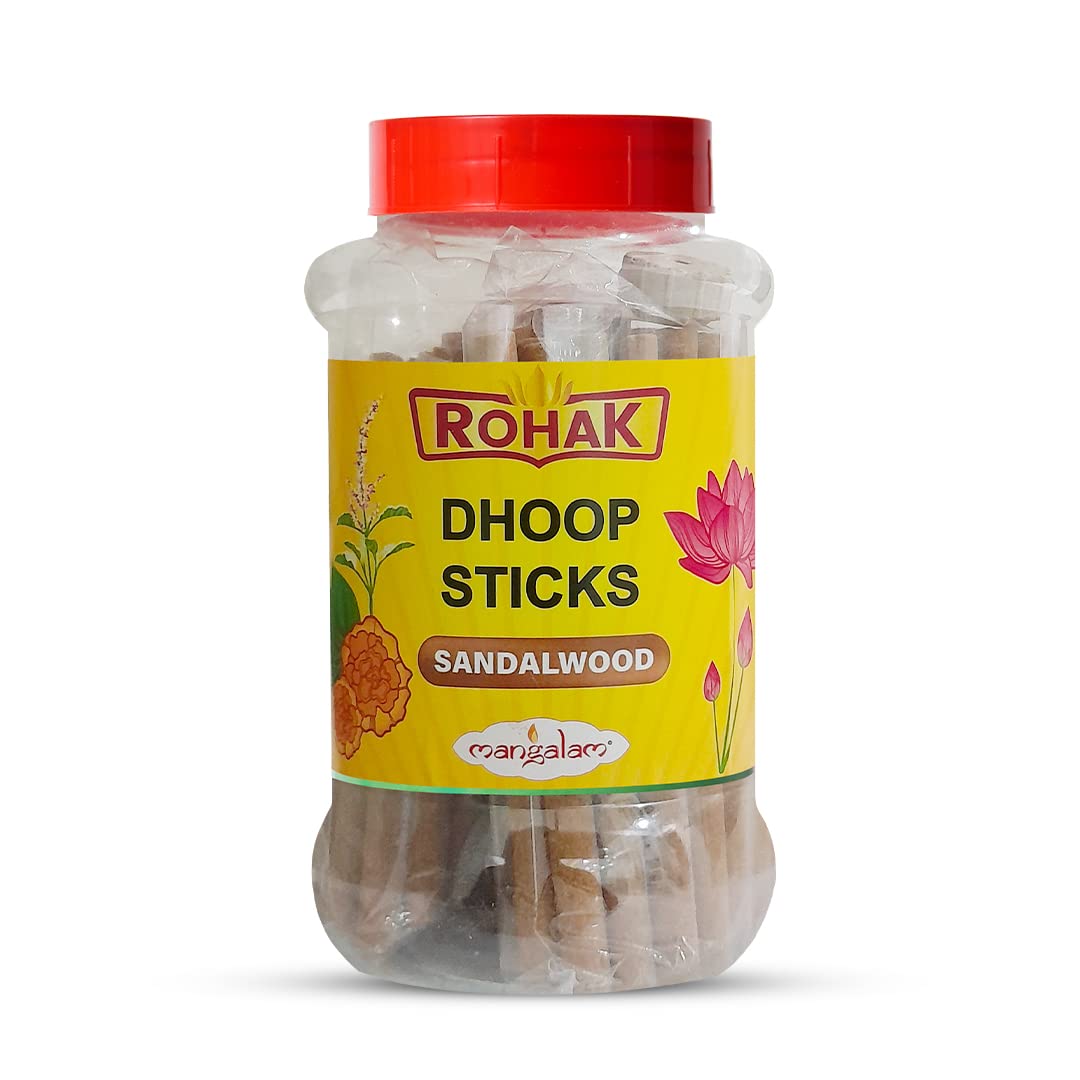 MANGALAM Rohak Dhoop Sticks - Sandalwood - 200g (75 Sticks) - View 3 of 3