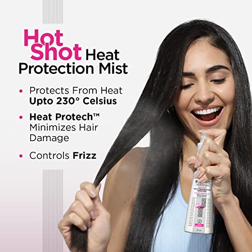 BBlunt Hot Shot Heat Protection Mist | Damage Protect | with Grapeseed Oil &amp; Provitamin B5-150 ml (FROM INDIA SAB) - View 3 of 3