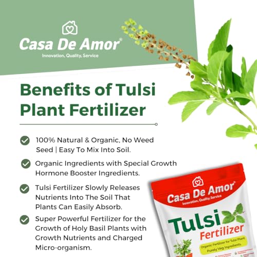 Casa De Amor Essential Combo Pack_Tulsi Fertilizer (900 gm) + Money Plant Fertilizer (900 gm) for Balcony, Terrace &amp; Home Gardening (FROM INDIA)NUZ - View 2 of 8