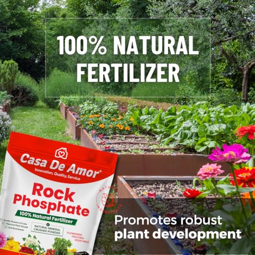 Casa De Amor Natural Rock Phosphate Fertilizer All Purpose Crushed Powder for Fruiting and Flowering Plants (5 kg) (FROM INDIA)NUZ - View 5 of 6