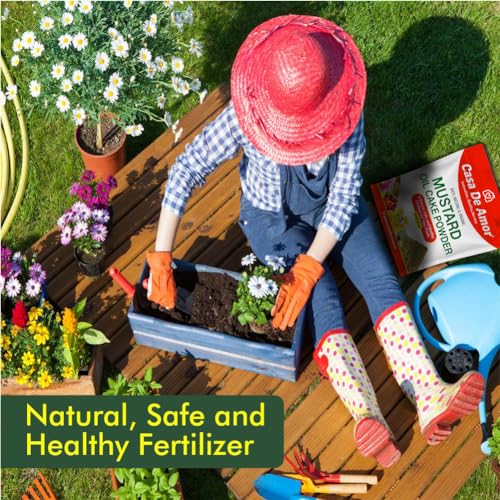 Casa De Amor Mustard Oil Cake Powder Natural Essential Fertilizer for Plant Growth and Healthy Roots (900 Grams) (FROM INDIA)NUZ - View 4 of 7