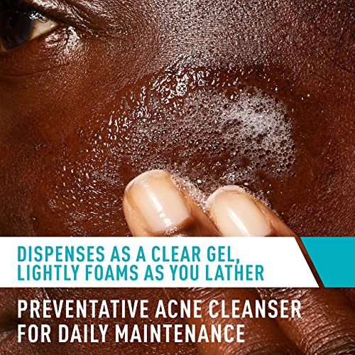 CeraVe Face Wash Acne Treatment | Salicylic Acid Cleanser with Purifying Clay for Oily Skin | Blackhead Remover and Clogged Pore Control | 8 Ounce - View 3 of 4