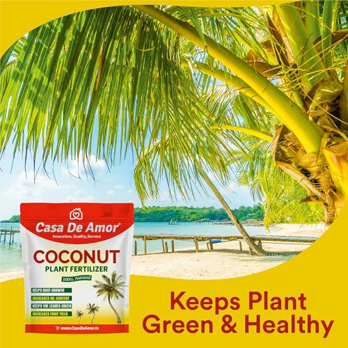 Casa De Amor Coconut Plant Fertilizer, 100% Natural, Helps Root Growth and Yield (900 gm) (FROM INDIA)NUZ - View 6 of 6
