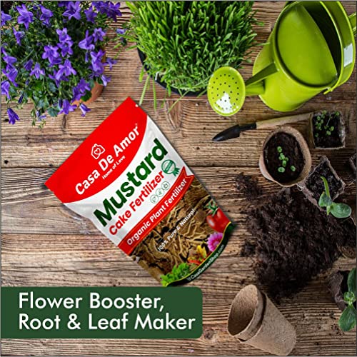 Casa De Amor Mustard Oil Cake Fertilizer for Plant Growth and Healthy Roots (2 Kg) (FROM INDIA)NUZ - View 2 of 7