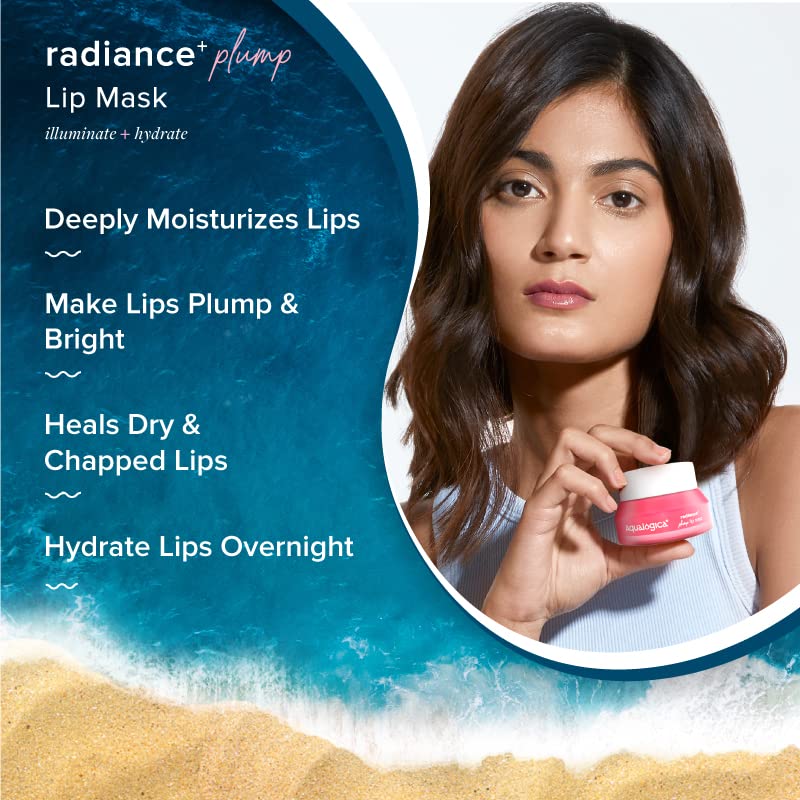 Aqualogica Radiance+ Plump Lip Balm with Watermelon and Shea Butter - Lip Mask for Heals, Hyperpigmentation &amp; Hydrates Chapped Lips for Women &amp; Men -15g (FROM INDIA SAB) - View 3 of 3