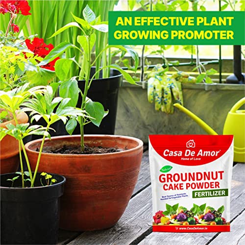Casa De Amor Natural Groundnut Cake Powder Essential Fertilizer for Home, Balcony, Terrace &amp; Outdoor Gardening (900 Gm) (FROM INDIA)NUZ - View 2 of 6