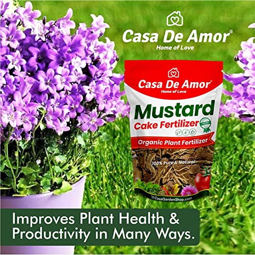 Casa De Amor Mustard Oil Cake Fertilizer for Plant Growth and Healthy Roots (2 Kg) (FROM INDIA)NUZ - View 5 of 7