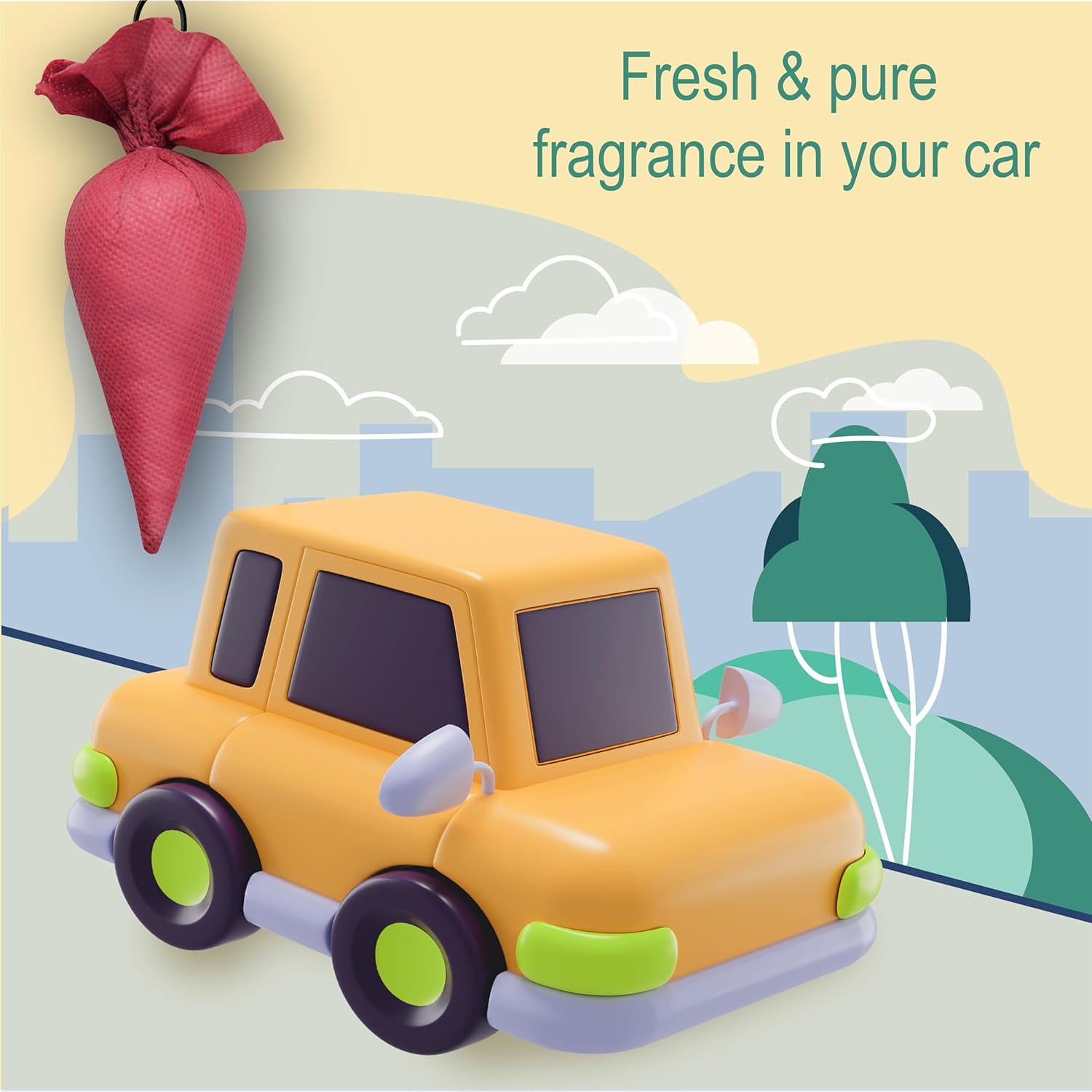 CamPure Camphor Cone (Rose + Bhimseni) Pack Of 2 - Room, Car and Air Freshener &amp; Mosquito Repellent - View 3 of 5