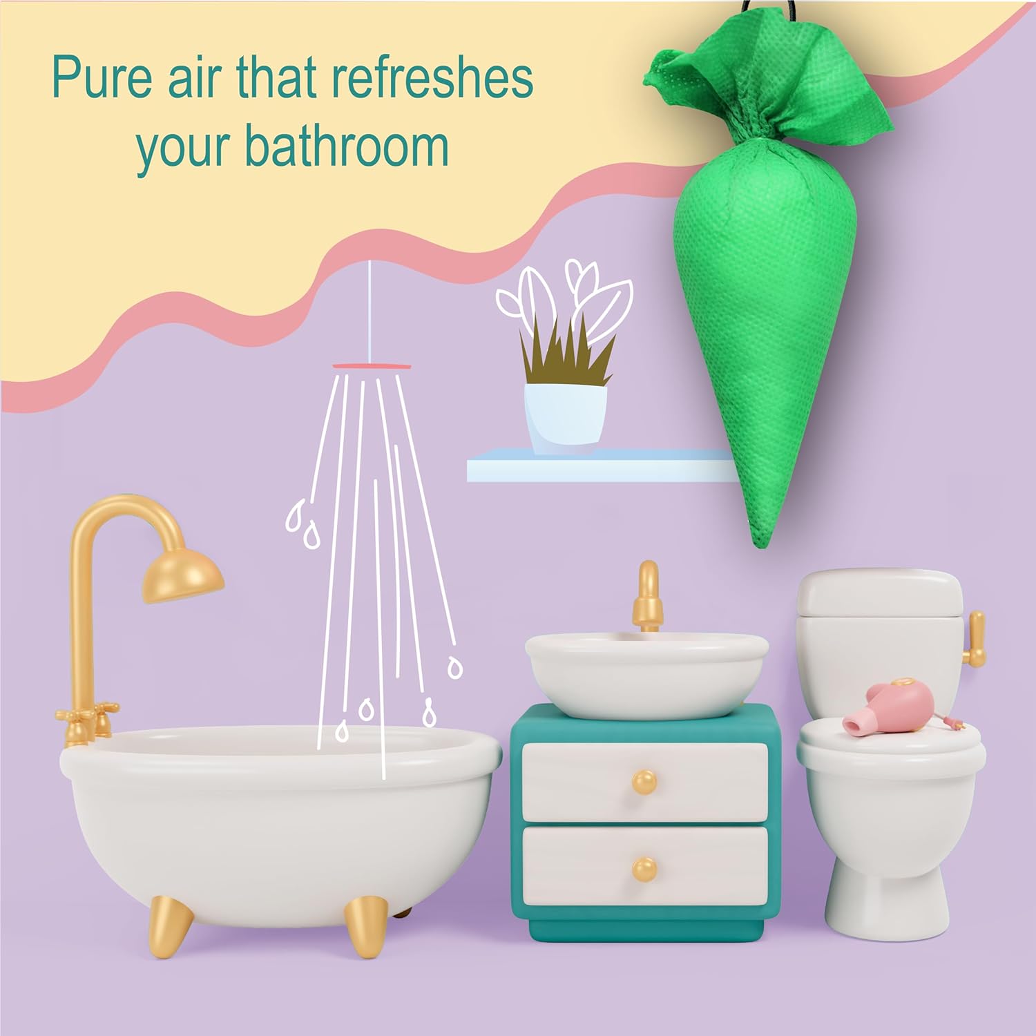 CamPure Camphor Cone (Jasmine + Bhimseni) Pack of 2 - Room, Car and Air Freshener &amp; Mosquito Repellent - View 4 of 5