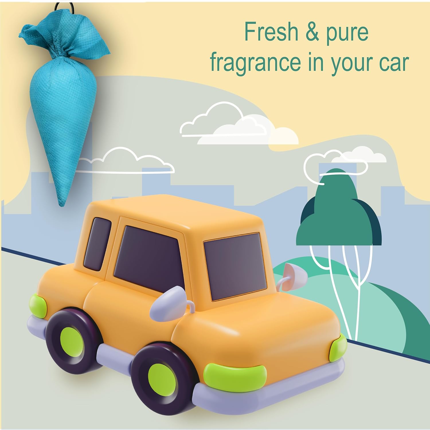Mangalam CamPure Camphor Cone (Original &amp; Bhimseni) Pack Of 2 - Room, Car and Air Freshener &amp; Mosquito Repellent - View 3 of 5