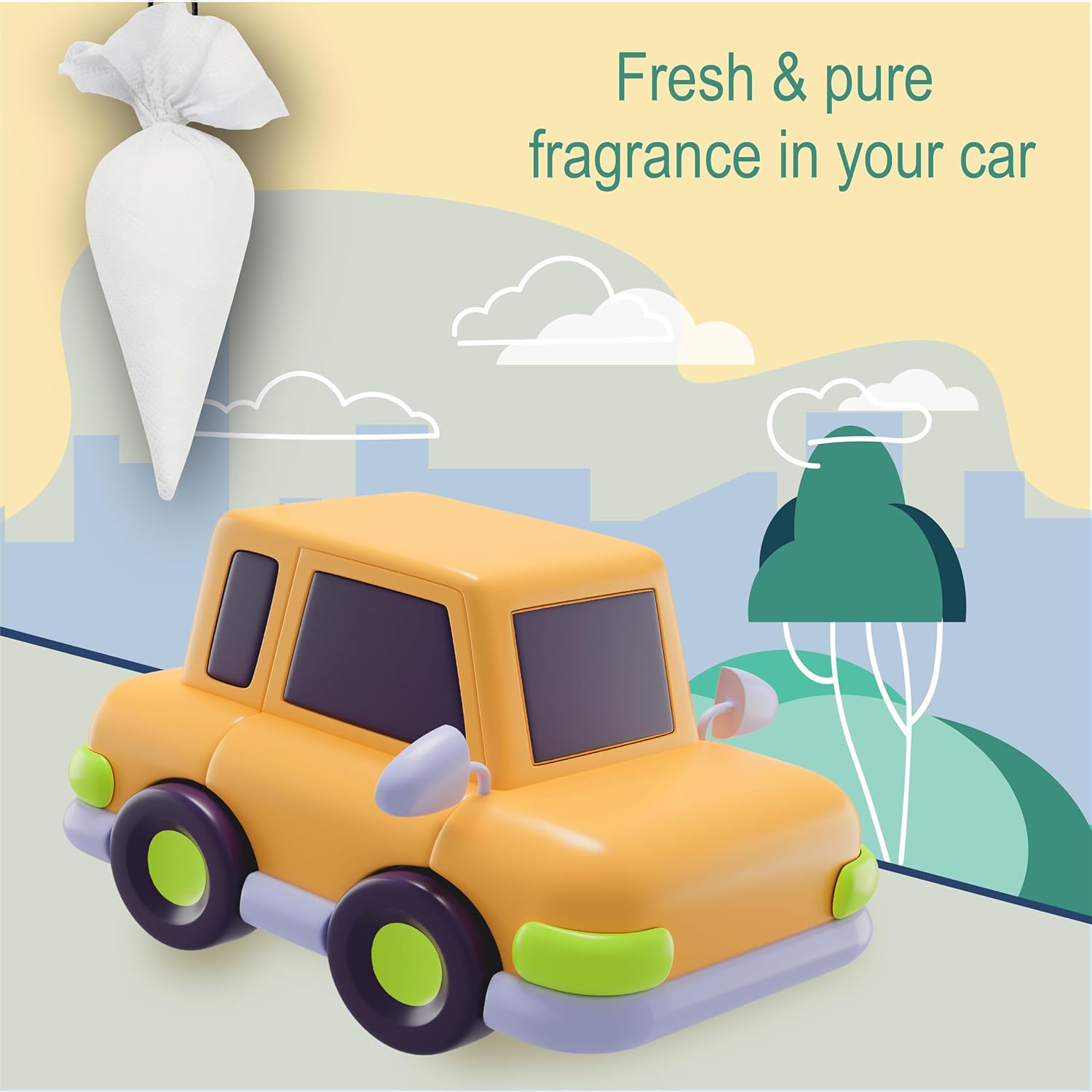 CamPure Camphor Cone (Bhimseni + Lavender) Pack Of 2 - Room, Car and Air Freshener &amp; Mosquito Repellent - View 3 of 5