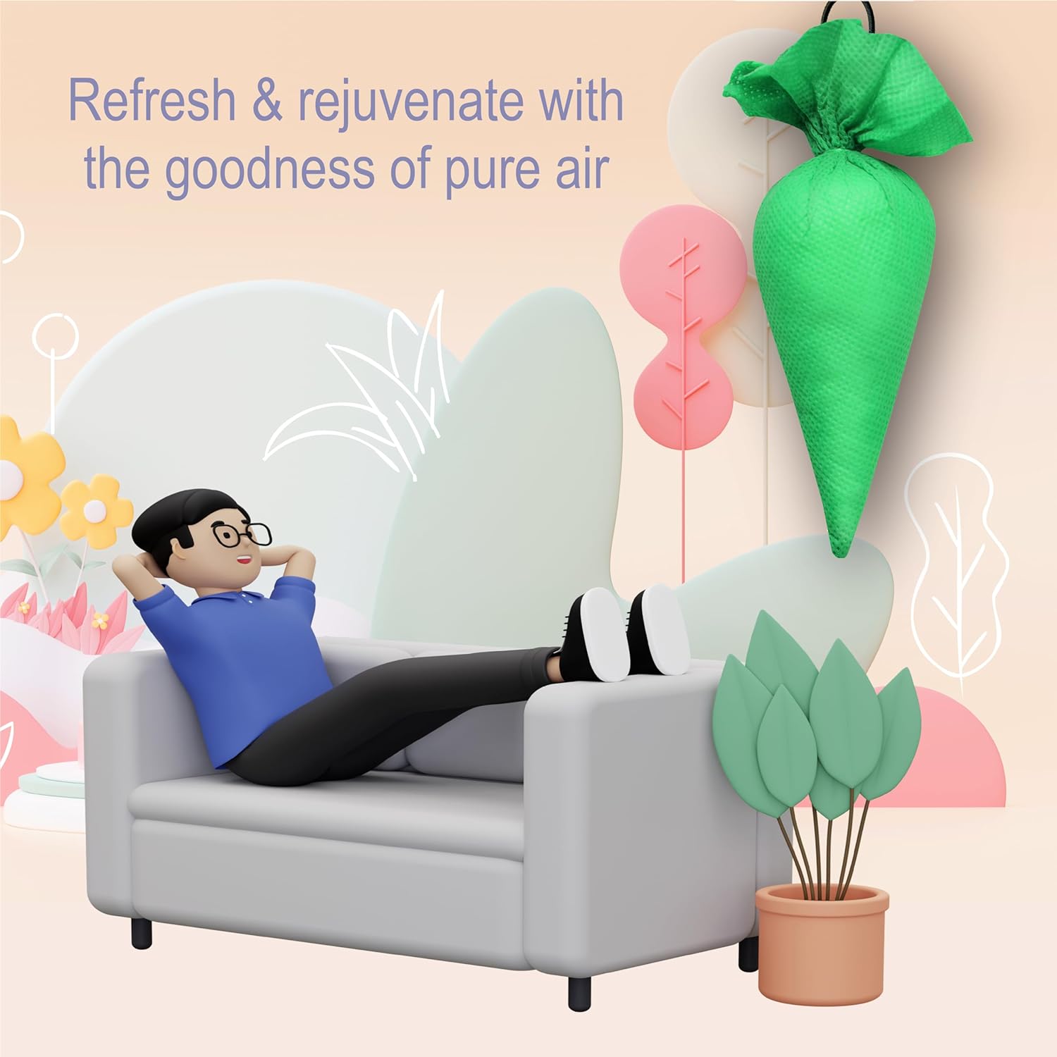 Mangalam CamPure Camphor Cone (Jasmine) Pack Of 2 - Room, Car and Air Freshener &amp; Mosquito Repellent Green |Granule - View 4 of 5