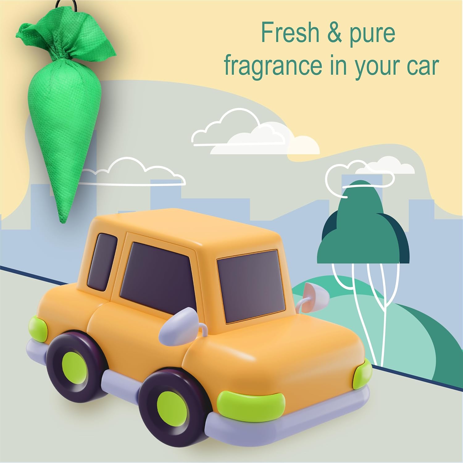 Mangalam CamPure Camphor Cone (Jasmine) Pack Of 2 - Room, Car and Air Freshener &amp; Mosquito Repellent Green |Granule - View 3 of 5