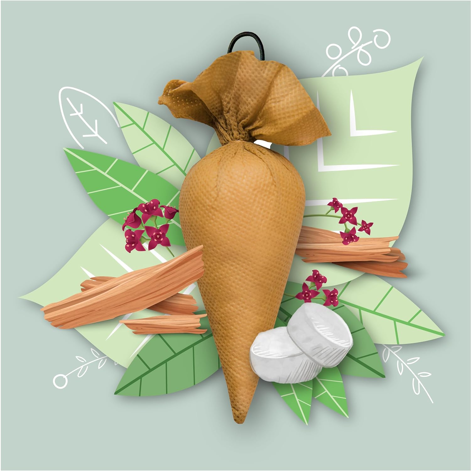 MANGALAM Campure Camphor Cones (Sandalwood) Pack Of 2 - Room, Car And Air Freshener &amp; Mosquito Repellent - View 2 of 5