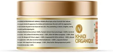 Khadi Organique Anti Wrinkle Face Cream(Saffron &amp; Pappaya) 50 Gm FROM DUBAI (SAM) - View 2 of 3