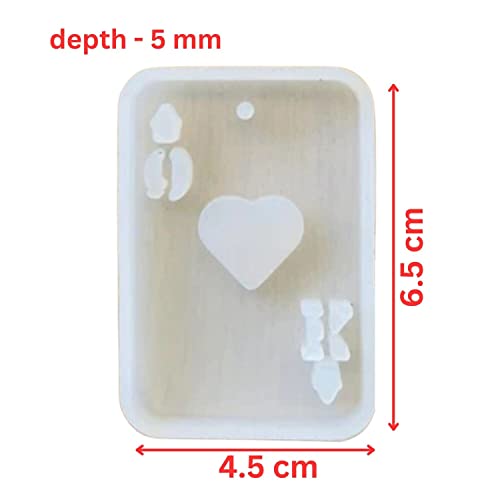 R H lifestyle Silicone Personalized Card Keychain Resin Casting Moulds (Silicone Card Queen Mould) SM4692(FROM INDIA)NUZ - View 3 of 3