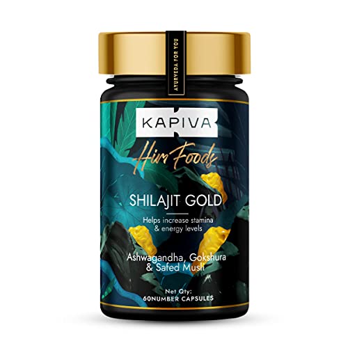 Kapiva Shilajit Gold 60 Capsules | Contains 24 Carat Gold | Boosts Stamina In 4 Weeks | 100% Ayurvedic - Related product
