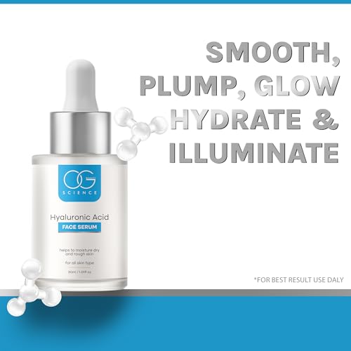 OG BEAUTY SCIENCE Hyaluronic Face Serum 30 Ml - Moisturizing Anti-Aging Formula with Hyaluronic Acid(fFROM INDIA)NUZ - View 2 of 4