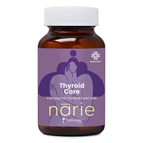 ZEROHARM Narie Thyroid Care Tablets|Hormonal Balance|Thyroid Support|Thyroid Balance|Regulated Tsh&amp;Thyroid Hormones – T3 &amp; T4|Improved Metabolism &amp; Energy|Weight Management|Pack of 60 Veg Tablets - Shop at Colombo Mall