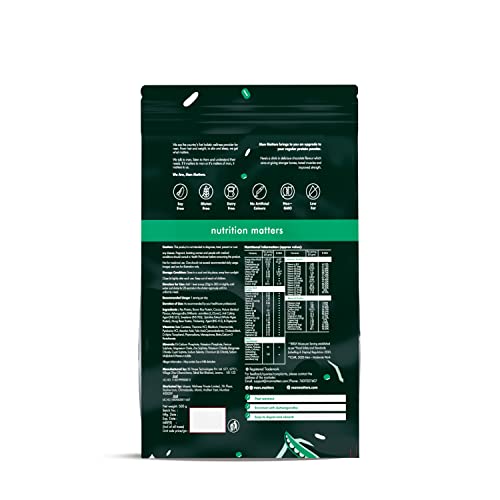 Man Matters VEGAIN Plant Protein Powder for Men | 100% Vegetarian | Made with Pea, Brown Rice, Moong Bean and Whole Algae | Gluten Free, Dairy Free &amp; Soy Free | 500 grams (FROM INDIA SAB) - View 3 of 3