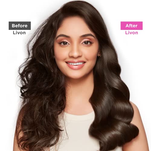 Livon Shake &amp; Spray Serum for Women &amp; Men |For Frizz-free, Smooth &amp; Glossy Hair on-the-go | With Argan Oil &amp; Vitamin E |50ml(FROM INDIA)JEZ - View 2 of 3