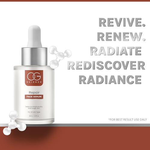 OG BEAUTY SCIENCE Repair Face Serum 30 Ml - Antioxidant Rich Formula with Vitamin C and E(fFROM INDIA)NUZ - View 2 of 3