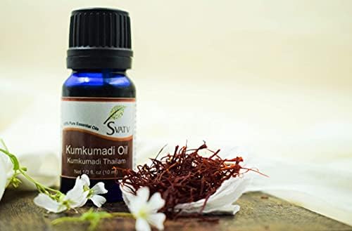 SVATV KUMKUMADI Essential Oil Therapeutic Grade Aromatherapy Oils Fragrance Oil for Diffuser Yoga Massage &amp; DIY Personal Care 10 ml FROM DUBAI (SAM) - View 2 of 3