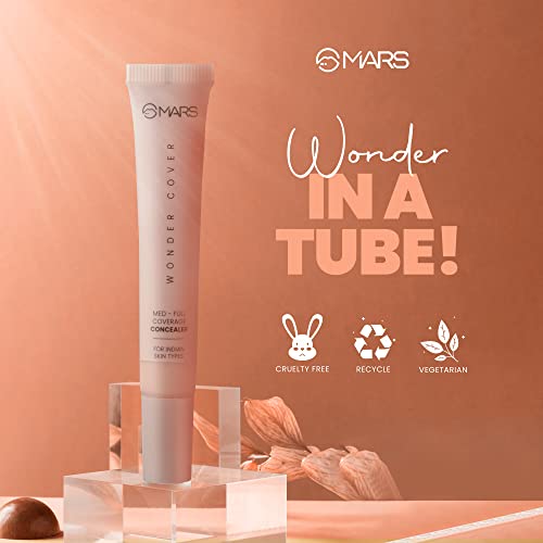 MARS Wonder Cover Liquid Concealer | Creaseproof &amp; Easy to Blend Concealer for Face Makeup (12ml)-SHADE-01(FROM INDIA)NUSS - View 2 of 4