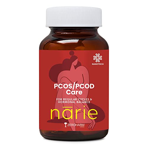 ZEROHARM Narie Pcos/Pcod Care Tablets|Hormonal Balance,Regular Periods,Weight Management,Reduced Hormonal Acne &amp; Facial Hair|High Energy &amp; Better Mood|Pack of 60 Veg Tablets - Shop at Colombo Mall