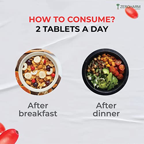 ZEROHARM Holistic Berberine tablets | Berberine extract supplement | Plant based | Balances sugar levels | Supports glucose metabolism | Healthy overall cholesterol levels | 60 veg tablets. - View 8 of 8