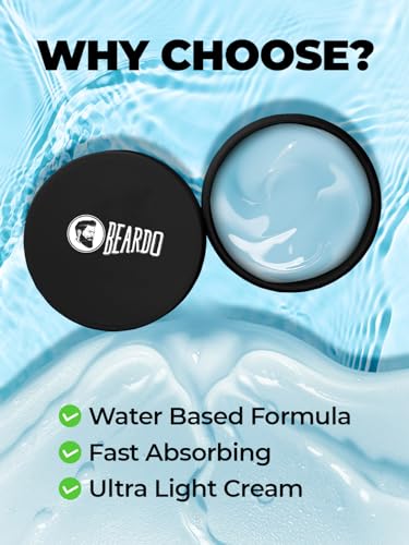 Beardo Daily Defence Face Cream for Men, 50g |Water-based Fast Absorbing Ultralight Moisturizer for face with Niacinamide &amp; Vitamin E | Shield against Pollution(FROM INDIA)JEZ - View 2 of 4