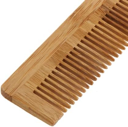 SVATV HANDCRAFTED NEEM-WOOD COMB FOR DETANGLING HAIR FOR THICK, CURLY AND WAVY HAIR, NON-STATIC AND ECO-FRIENDLY WITH WIDE TOOTH FOR GROOMING HAIR COMB FOR MEN &amp; WOMEN - (N-5) FROM DUBAI (SAM) - View 2 of 4