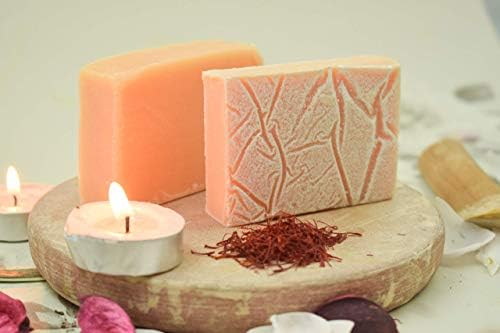 SVATV Handmade Sugar Natural Soap ll For All Skin types 100g Bar ll Kosher Certified (Sndalwood Kesar) FROM DUBAI (SAM) - View 3 of 3