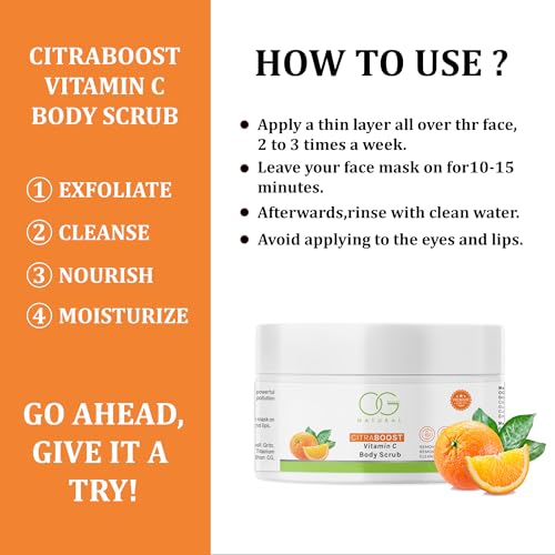 OG BEAUTY NATURAL Citraboost Vitamin C Body Scrub 200 Ml(fFROM INDIA)NUZ - View 2 of 5