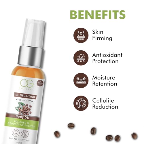 OG BEAUTY NATURAL Re-Nergizing Arabica Coffee Body Oil 50 Ml(fFROM INDIA)NUZ - View 2 of 5