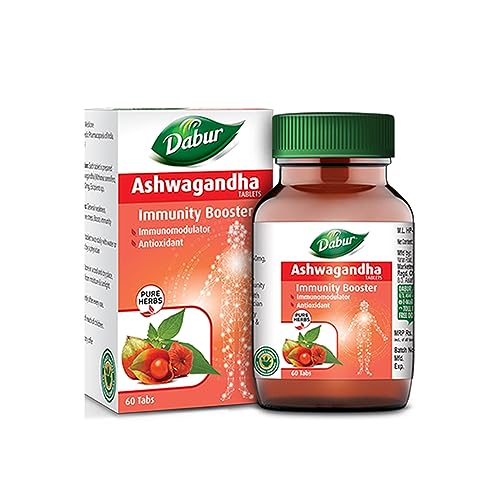 Dabur Ashwagandha Tablet - Immunity Booster | Rich in Antioxidant | Pure Herbs - 60 tablets - Related product