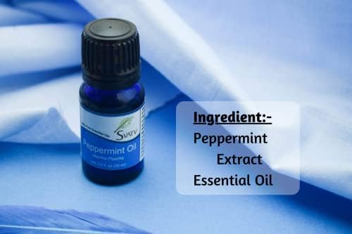 SVATV Peppermint Essential Oil Therapeutic Grade Aromatherapy Oils Fragrance Oil for Diffuser Yoga Massage &amp; DIY Personal Care 10 ml FROM DUBAI (SAM) - View 2 of 3