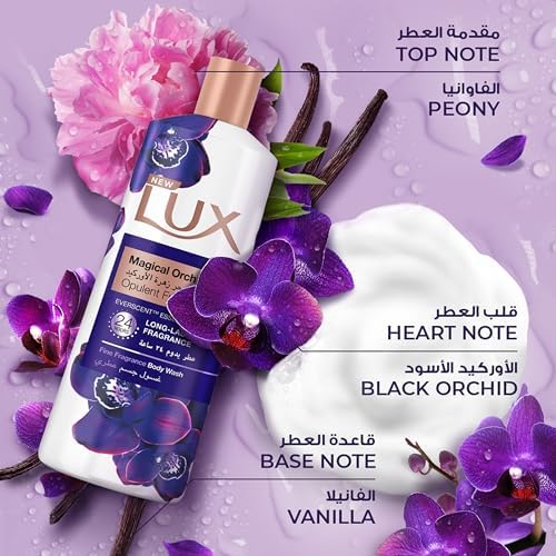 Lux Perfumed Body Wash, for all skin types, Magical Orchid, 24 hours long lasting fragrance, 700ml FROM DUBAI (SAM) - View 3 of 3