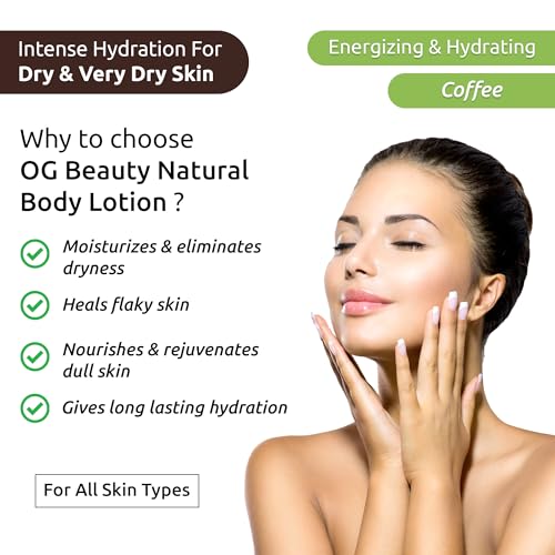 OG BEAUTY NATURAL Energizing Hydrating Coffee Body Lotion 250 Ml - Invigorate Your Skin(fFROM INDIA)NUZ - View 2 of 5