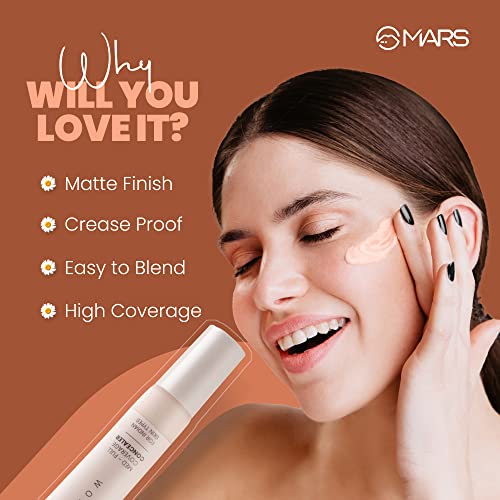 MARS Wonder Cover Liquid Concealer | Creaseproof &amp; Easy to Blend Concealer for Face Makeup (12ml)-SHADE-01(FROM INDIA)NUSS - View 4 of 4